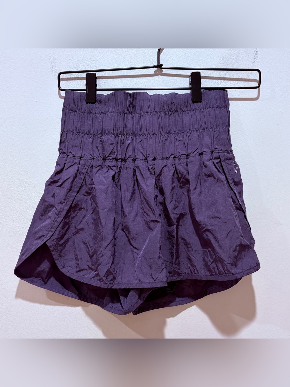 FP Movement by Free People The Way Home Lilac Purple High Waist Athletic Shorts
